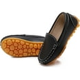 thumbnail image 3 of Boys Girls Leather Loafers Slip-On Oxford Flats Boat Dress Schooling Daily Walking Shoes(Toddler/Little Kids), 3 of 7