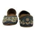 thumbnail image 4 of Indian Shoes Punjabi Jutti for Women Indian Shoes Flat Mojari Handmade Sandals US 7/ EURO 37, 4 of 5