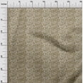 thumbnail image 3 of oneOone Velours Beige Tissu Jacobée Robe Florale Tissu Tissu Imprimé par la Cour 58 Pouces de Large, 3 of 4