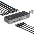 thumbnail image 1 of Estación de acoplamiento USB-C StarTech Triple 4K 60 Hz 140 W, 1 of 9