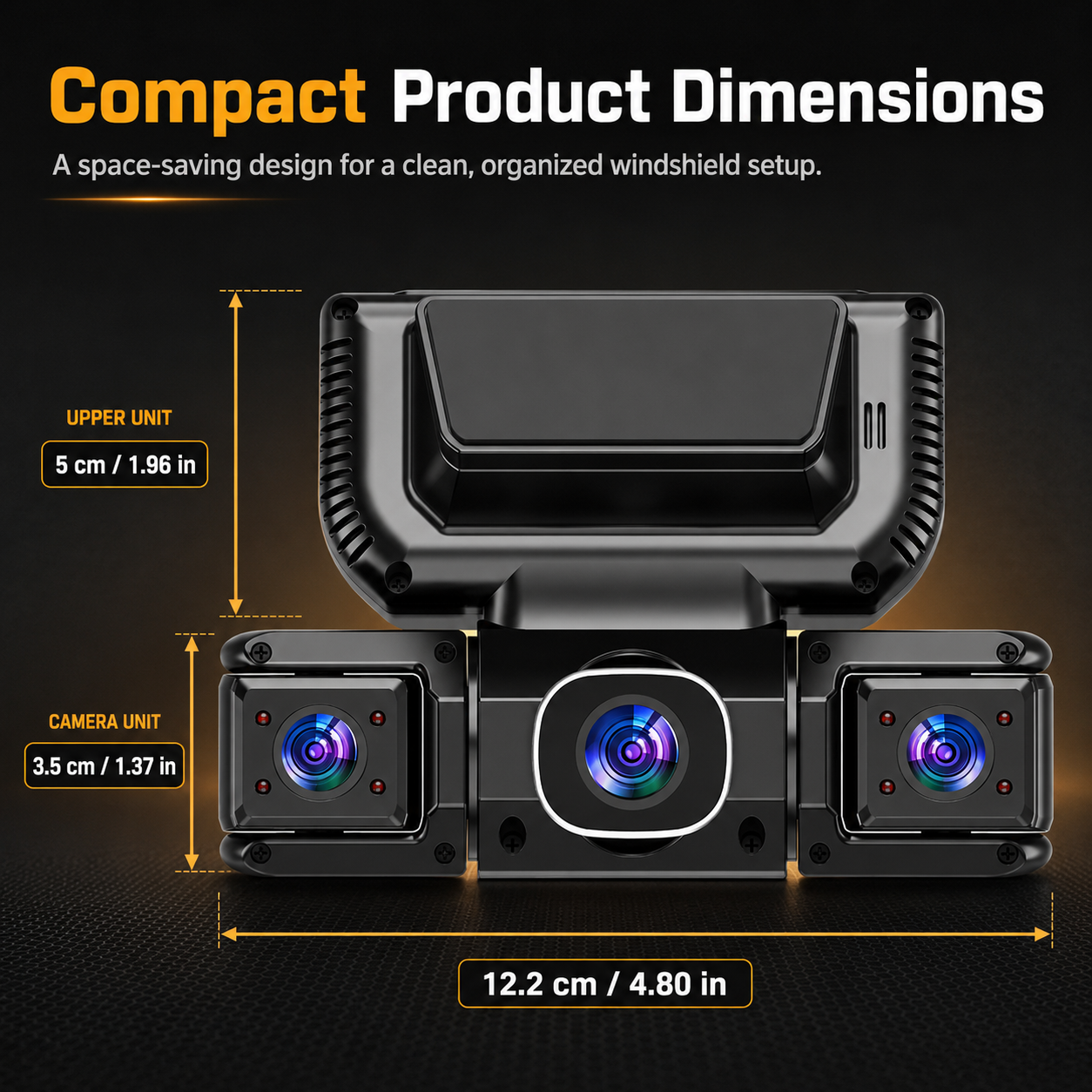 NIUTA 4-Channel Dash Cam 1080P with WiFi and 64GB Card photo 5