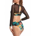 thumbnail image 2 of Matching Family Hawaiian Swimsuit Mother Daughter Matching Swimwear Daddy Son Swim Trunks, 2 of 7