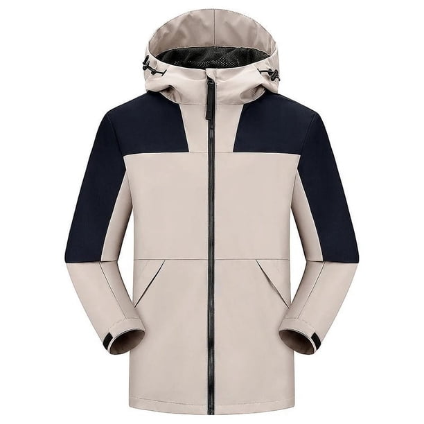 Chaqueta de caparazón suave para hombre, chaqueta fina para exteriores, para montañismo, resistente al viento, impermeable, para deportes, senderismo, chaqueta con capucha para hombre