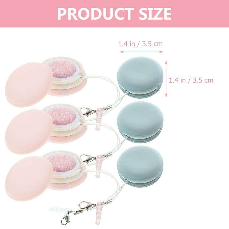 6pcs Electronic Wipes Eye Glass Clean Cloths Macaron Shape Wiper for  Cleaning Lens