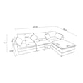 thumbnail image 2 of Tabaray 101" Sectional Sofa Couch, Modular L Shaped Sectional Sofas, Comfort L Sofa Couch for Living Room Sleeper Comfy Furniture Modern Couch Sofa with Chaise Ottoman Office Apartment, (Green ), 2 of 7