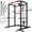 Power Cage/Barbell, variant on Allviate Squat Rack for Home Gym,2000lbs Power Rack Squat Machine with LAT Pulldown and More Training Attachments,Weight Rack with Adjustable Pulley System for Full Body Workout,Black
