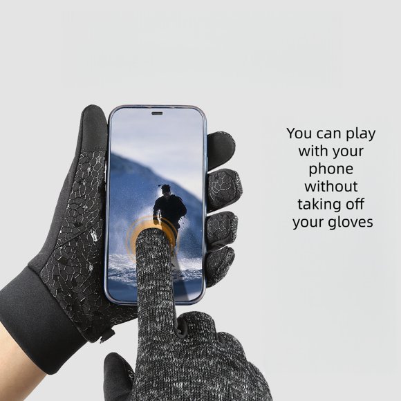 BotaniNest A Must Have For Winter! Sports Outdoor Running Warm Knitted Touchscreen Cycling Warm Hand Enjoy Ultimate Sports Experience