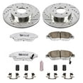 thumbnail image 3 of PowerStop Front Z26 Street Warrior Carbon-Fiber Ceramic Brake Pad and Drilled and Slotted Rotor Kit Fits: HONDA Select Models K694-26, 3 of 9