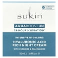 thumbnail image 7 of Sukin AquaBoost 3D, Hyaluronic Acid Rich Night Cream, 1.69 fl oz (50 ml), 7 of 7
