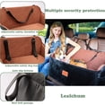 thumbnail image 4 of Lealchum Asiento de coche para perros medianos/grandes, 2 correas de seguridad con clip, cama de coche para 2 perros pequeños, cómodo asiento de coche para mascotas, extraíble y lavable, fácil de inst, 4 of 5