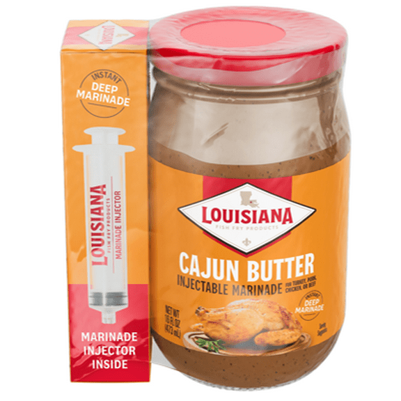 Louisiana Fish Fry Plastic Cajun Butter Marinade, 16 oz