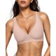 thumbnail image 1 of Bra OEAK Deep V Inalámbrico Cómodo Push Up Nude XL para mujer, 1 of 8