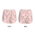 thumbnail image 3 of Daiia Easter Rabbit Pattern Women's 2 in 1 Running Shorts - Lightweight Athletic Workout Gym Yoga Shorts Liner with Phone Pockets-Medium, 3 of 7