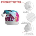 thumbnail image 6 of Cauagu Tropical Flamingo Summer for Adult Christmas Hat,1-Pack Xmas Holiday Hat Santa Hat for Women & Men Festive Headwear Accessories Fit for Christmas/New Year/Party, 6 of 6