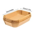 thumbnail image 3 of GUANGHONG 100 Pack Rectangular Disposable Baking Paper Mats Food Grade Oil Sheets, 3 of 9