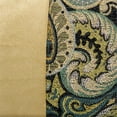 thumbnail image 4 of Michael Amini Emerald Isle 22" Fabric Throw Pillow in Green/Indigo in Set of 2, 4 of 6