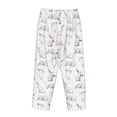 thumbnail image 5 of Goofa Rabbit Eating Printed Soft Pajama Pants for Women, Wide Leg Comfy Casual Lounge Yoga Pants-Small, 5 of 9