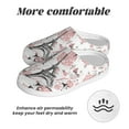 thumbnail image 6 of Lsque Paris Pattern Womens Comfort Cotton on Scuff With Memory Foam and Anti-skid Sole Slipper-39/40, 6 of 7