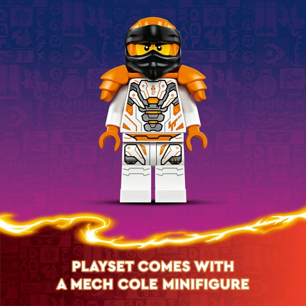 LEGO NINJAGO Cole's Titan Dragon Mech Adventure Toy for Boys and