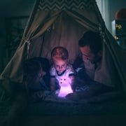 Globe Electric LED White Dog Multicolor Silicone Kids Night Light, 5.71 H x 4.65 W
