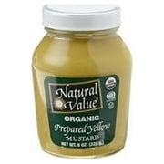 Natural Value Organic Mustard, Yellow, 8 Oz