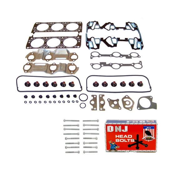 DNJ HGB31471 Cylinder Head Gasket Set Fits Cars & Trucks 96-99 Buick Chevrolet Oldsmobile Pontiac 3.1L OHV 12V