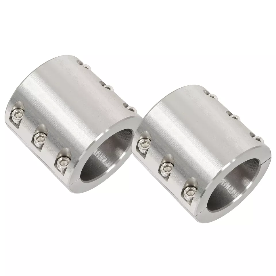 Kojem Collar Tube Clamp for 2" OD Size Tube Steel Weldable Bolt on Roll Bar Cage Clamps Mounts -2 Pcs