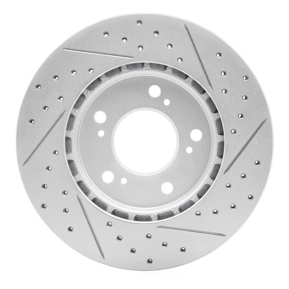 Dynamic Friction Company 830-58004L DFC Geoperformance Rotor - Drilled and Slotted