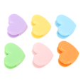 thumbnail image 3 of Clip Photo 6PCS Clip Coloré Forme de Coeur Décor Stable Mini Clip avec Chaîne pour Métier de Mur de Photo, 3 of 6