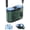 Green, variant on VoluVibe Dual-Motor Rechargeable Waist Fan with Ice Cooling, 25000 RPM High-Speed Neck Belt Clip-on Fan with 10 Gears, LED Display & Flashlight, Hands-Free Personal Fan for Work Outdoor Travel, Black