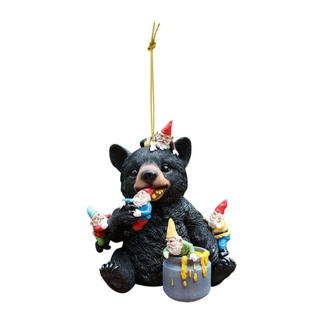 

Animal Eat Gnome Pendant Cat Dinosaur Black Bear Double Sided Acrylic Pendant Gift (Hangs)
