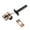 Red Bronze, variant on Security Door Chain Lock Zincs Alloys Antitheft Chain Door Guard Latches Spikes Lock Designs for Home Hotel