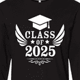 thumbnail image 4 of Inktastic Class of 2025 with Graduation Cap and Wings Long Sleeve T-Shirt, 4 of 5