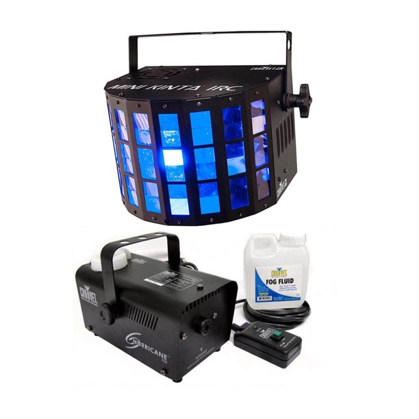 CHAUVET DJ Mini Kinta IRC 3W LED RGB DMX Light Effect + H700 Fog/Smoke Machine
