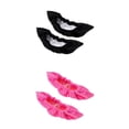 thumbnail image 1 of 2 Pares de Protectores Zulema para Patinaje sobre hielo Hockey Negro Y rosa, 1 of 8