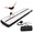 Black-10ft*3.3ft*4inches(3m*1m*0.1m), variant on Inflatable Gymnastics Air Mat Tumble Track With Pump Foring