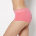 thumbnail image 2 of Culotte Shorty en Coton avec Bordure en Dentelle, Rose Vif, 2 of 5