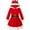 Red, variant on Toddler Santa Outfit Kids Long Sleeve Girls Santa Christmas Dress Dress Up Clothes Christmas Outfit for Girls 2-3 Years