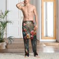 thumbnail image 2 of Susaid Floral Dreamcatcher Elegance Print Mens Pajama Pants Set Sleep & Lounge Pants, PJ Bottoms with Pockets and Button Fly-X-Large, 2 of 6