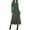 Army Green, variant on Midi Sweater Dress for Women Fall A Line Dresses Cozy Long Sleeve Knit Dress Casual Crewneck Business Dresses 2025 Gray S