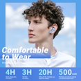 thumbnail image 3 of Auriculares inalámbricos originales con Bluetooth, cascos transparentes de alta fidelidad con pantalla Digital LED y sonido estéreo para Xiaomi, 3 of 5