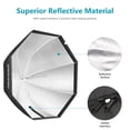 thumbnail image 3 of Softbox Neewer Octagon de 95 cm con bolsa de transporte para Speedlite, 3 of 7