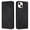 Black, variant on Allytechgroup Slim Case for iPhone 13, Flip Folio Stand Cards Slots Hand Wrist Elephant Embossed Retro PU Leather Wallet Phone Case Cover for iPhone 13, Green