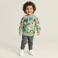 thumbnail image 2 of Byoo Toddler Boys Graphic Sweatshirt Animal Print Crew Neck Pullover Top Casual Sweatshirt, 2 of 7