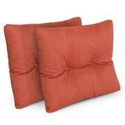 Haley Cedarwood Wicker Back Cushion, Set of 2