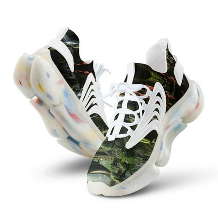Waterfall Breathable Sneakers Women Shoes Spring Light Flats Male Lace-up Walking Footwear