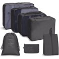 thumbnail image 5 of Suitcase Organiser Set, Packing Cubes,Clothes Bags, 9-Piece Waterproof Packing Cube(Beige), 5 of 5