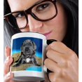 thumbnail image 2 of 3drose, Neapolitan Mastiff Puppy, 11oz Two-tone Black Mug, 2 of 6