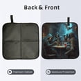 thumbnail image 2 of Grim Reaper Party Cool Foldable Seat Cushion for Bleachers, Stadium Seats, Camping & Outdoor Events, Portable Lightweight Pad with Carabiner, 2 of 6