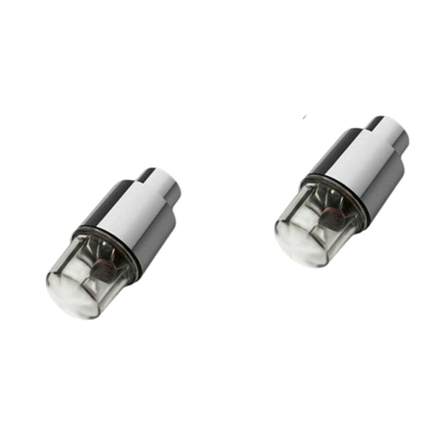 fastboy 2Pcspiece LED Light Cap Durable And Easy To Install Headwear For Enhanced Appearance Alloy Tire Valve Cap Lamp For Car Rainbow Light 1Set